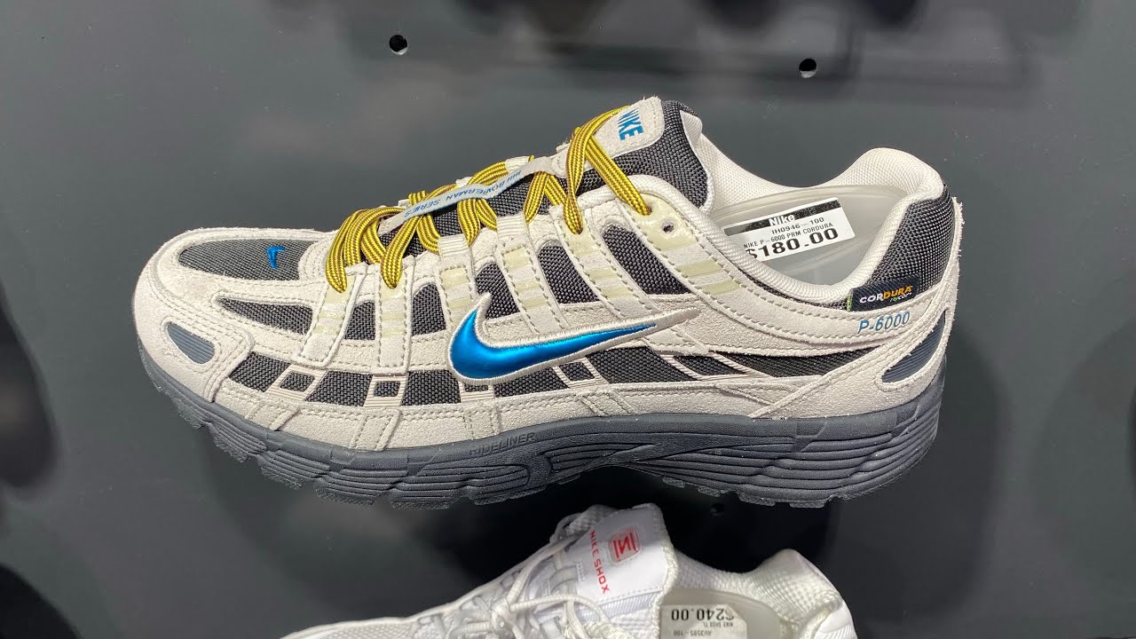Nike P-6000 Premium CORDURA (Light Orewood Brown/ Lightning/ Phantom/ Green Abyss) SKU: IH0946-100