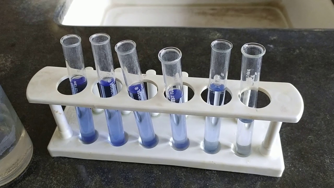 Colorimetric estimation of Copper
