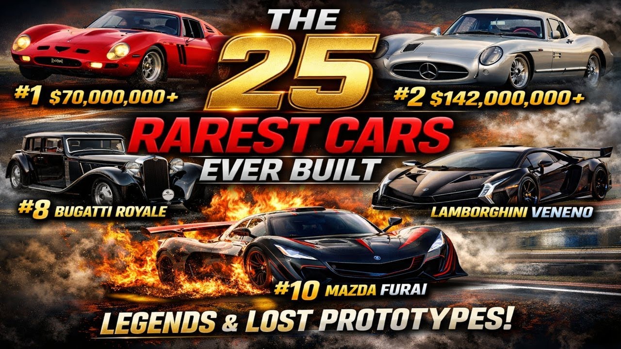 The 25 Rarest Cars Ever Built