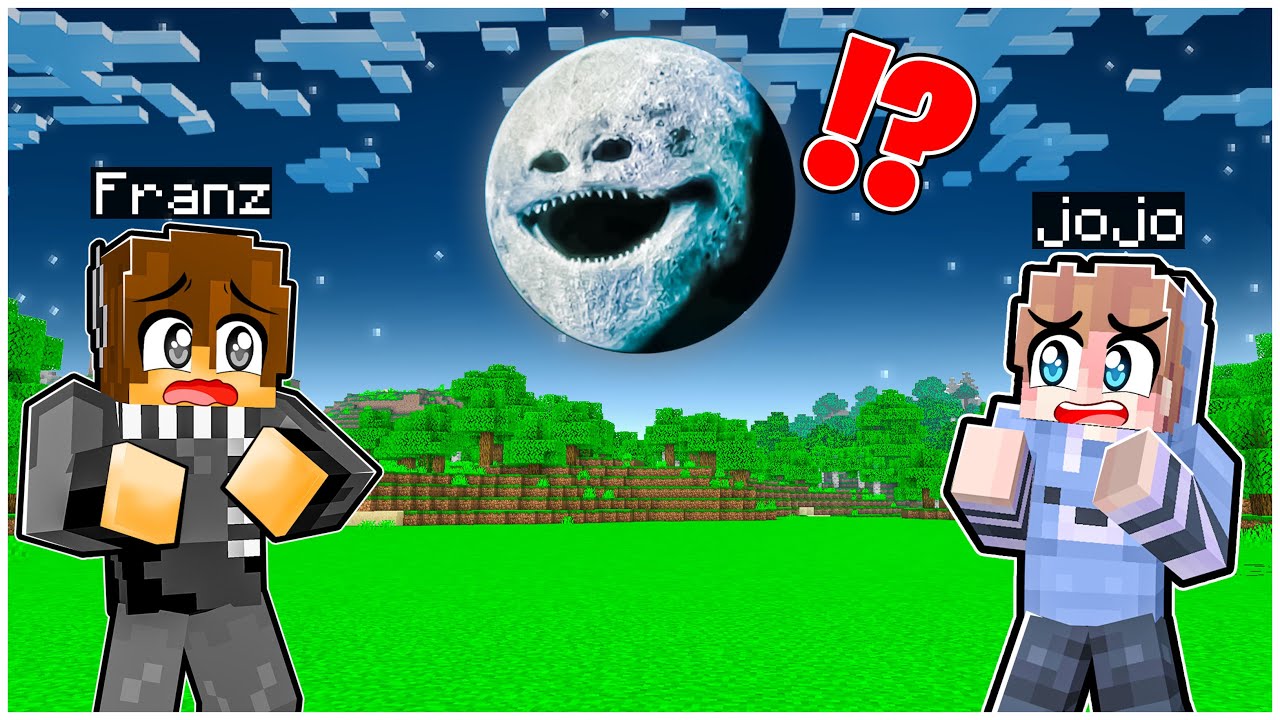 AKU KETAKUTAN!! ADA PENAMPAKAN BULAN BANGUN DI MINECRAFT!!