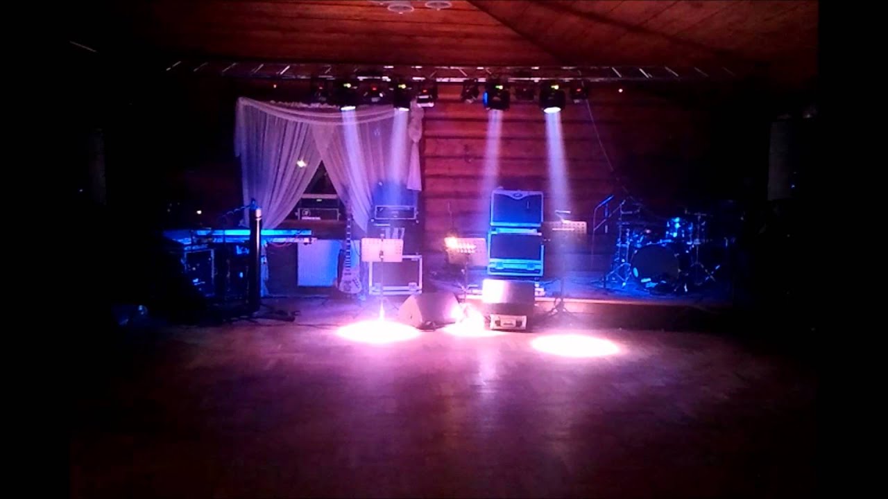 American DJ Inno Color Beam LED and Mega TRIPAR Profile in action! Exodus Cover Band