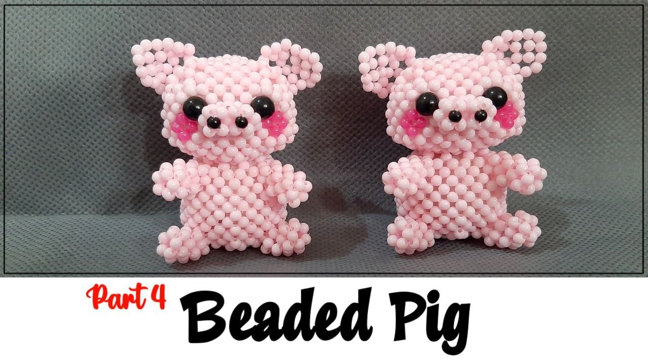 Beaded Pig Doll Tutorial Part 4 | DIY BEADS | Tutorial Boneka Babi dari Manik Manik #craft