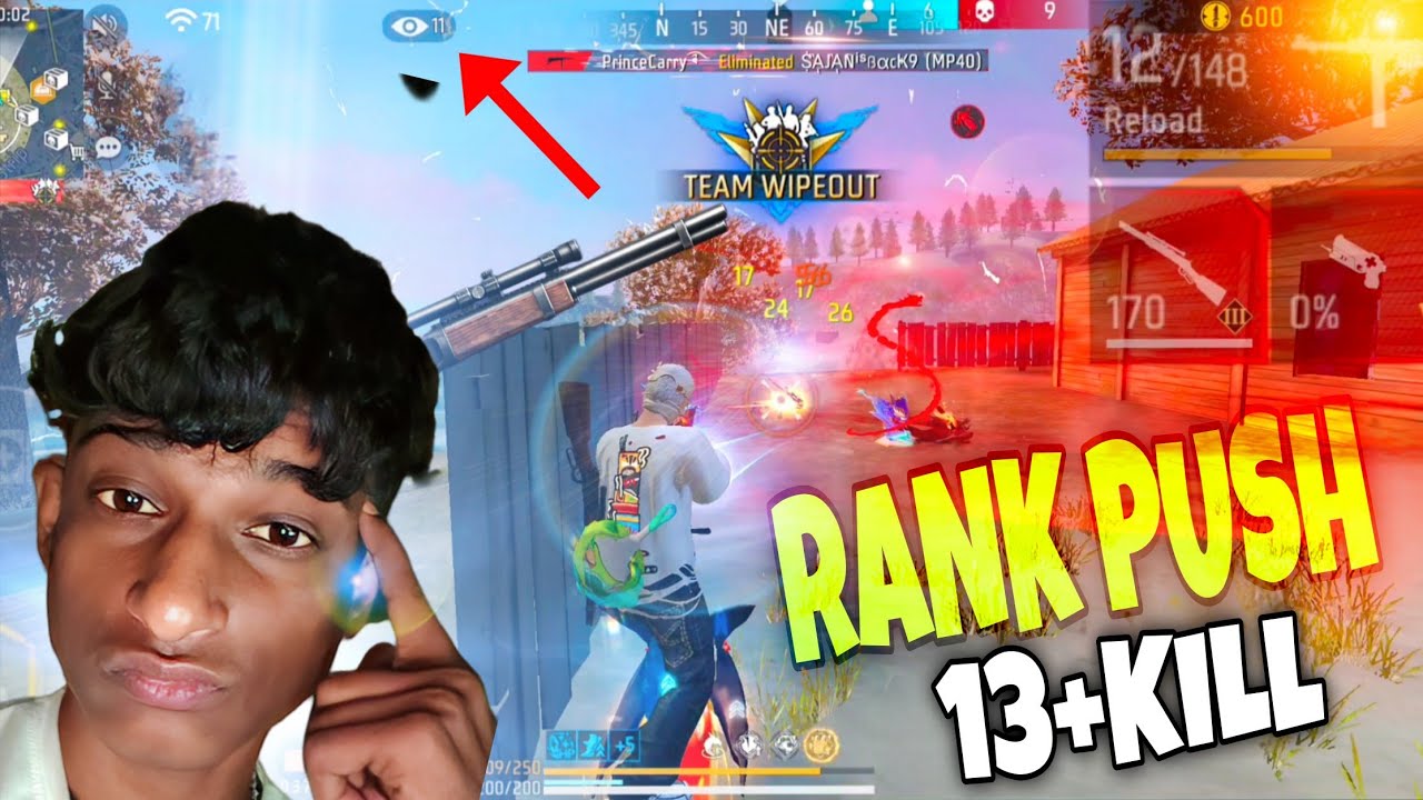 MP40 TO WINCHESTER SQUAD RANK PUSH | GARENA FREE FIRE 