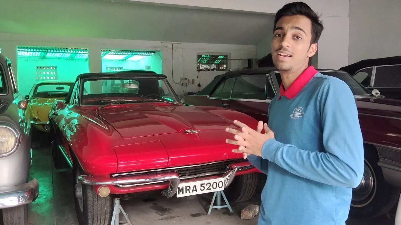 Tour of most private Vintage car collection in Pune😱|SM VLOGZ