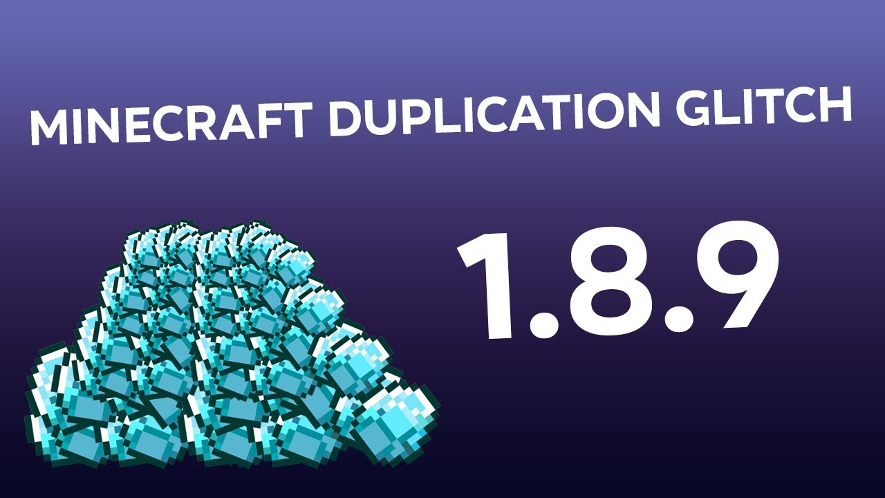 *NEW* Minecraft 1.8.9 DUPLICATION GLITCH