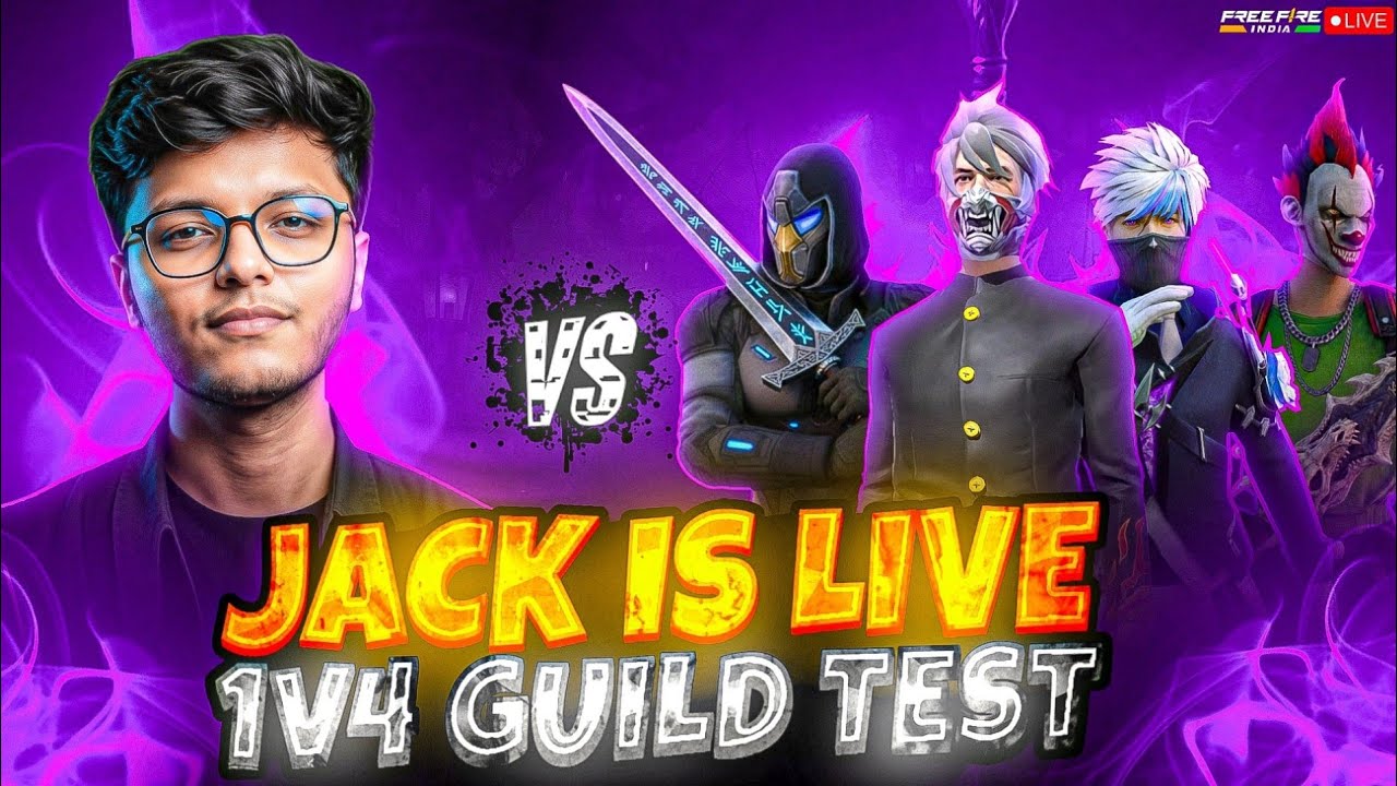 JACK IS BACK!! JACK ARMY GUILD TEST ☠️ !! 1v4 1v1