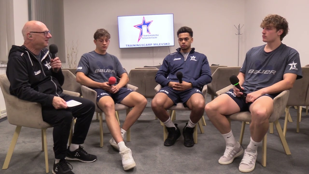 Talk mit den Neuzugängen im Trainingslager in Milevsko (CZE)