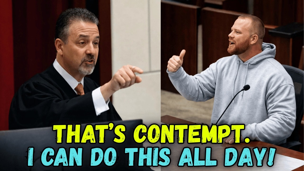 Judge SHUTS DOWN Sovereign Citizen After 3 Contempt Warnings—Courtroom Explodes #CourtroomDrama