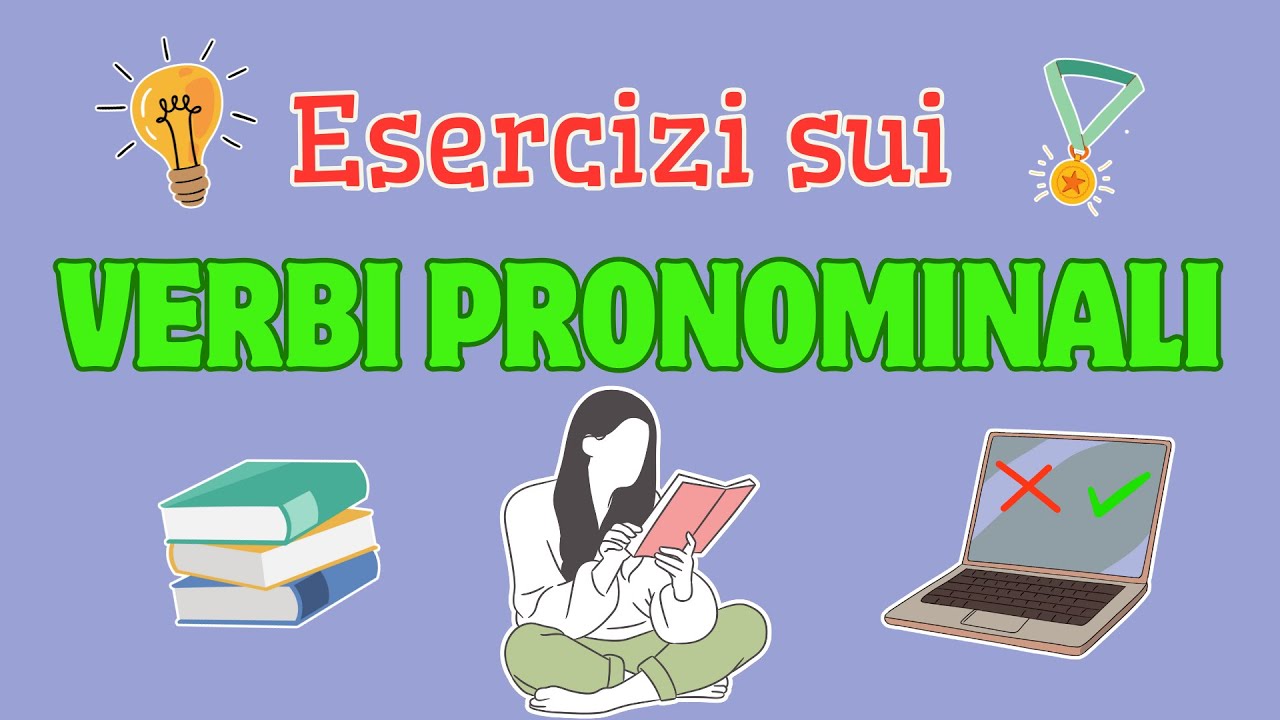 Exercícios sobre VERBOS PRONOMINAIS no italiano!