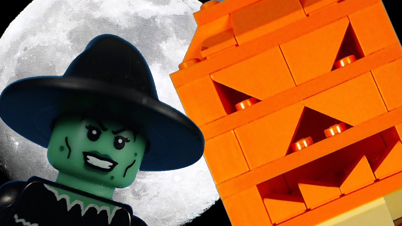 The Witch's Jack O'Lantern (a lego halloween story brickfilm stop motion animation special)