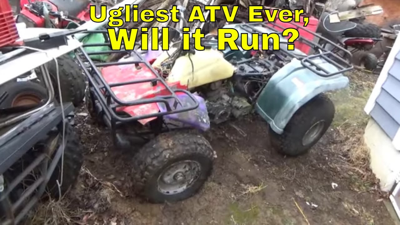 Trashed, Abandoned, and Ugly Honda TRX 200, Will It Start and Run?
