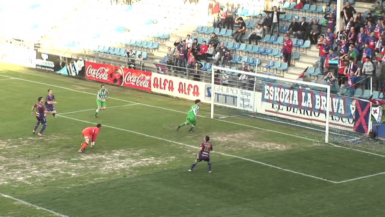 Eibar 2-1 Noja Resumen del partido jornada 28. Segunda B Grupo II