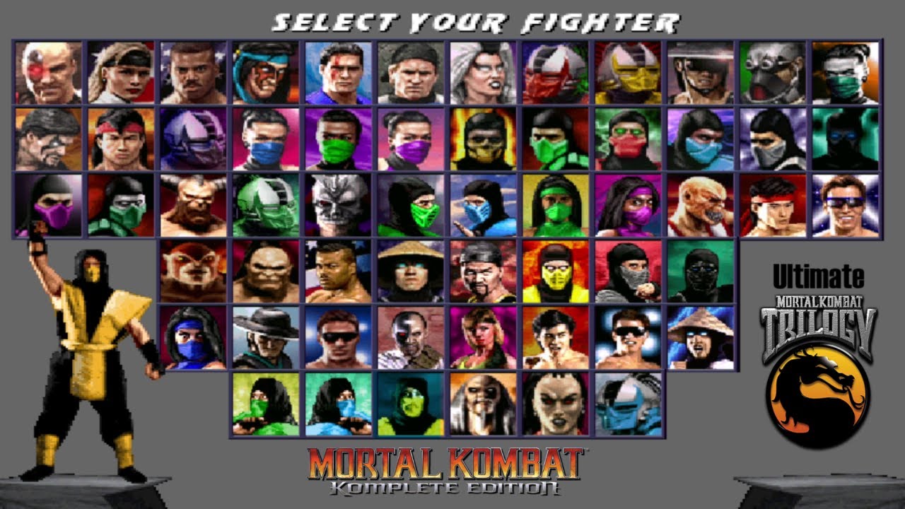 Ultimate Mortal Kombat Trilogy (Mugen) Scorpion MK1