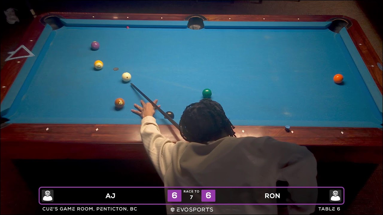 AJ vs RON - CUE'S GAME ROOM - TABLE 6 | EvoSports