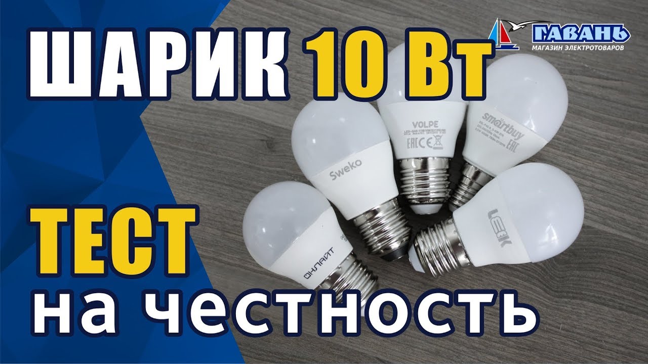 Светодиодные лампы шар 10Вт