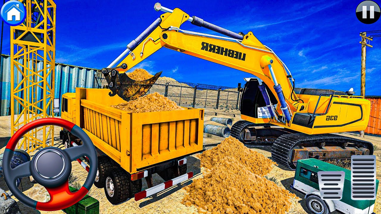 Heavy Excavator Simulator - Construction Mega Machine - Android Gameplay