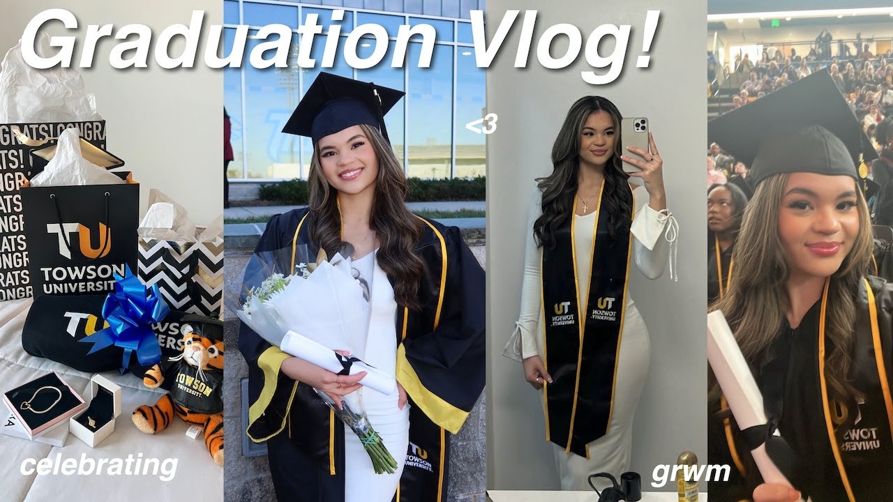 Graduation Day Vlog + Get Ready With Me | Towson University
