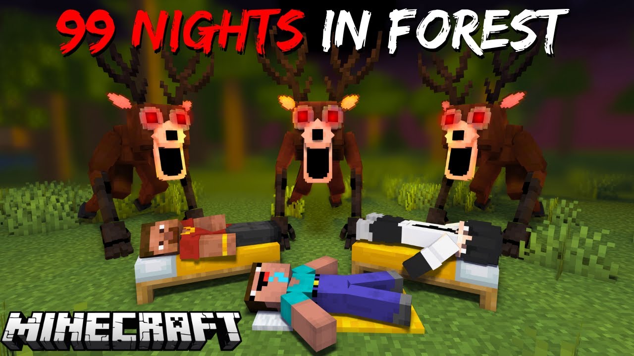 99 Nights in the Forest 🌲 | Minecraft Horror Story (Part 1)