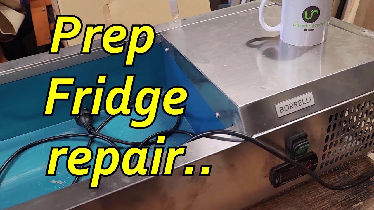 Borrelli Counter top Prep Fridge Repair - No Power. How to Test & Fix the Main Switch.