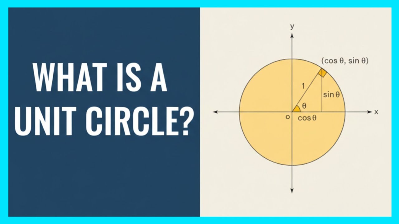 What is a unit circle in Trigonometry.