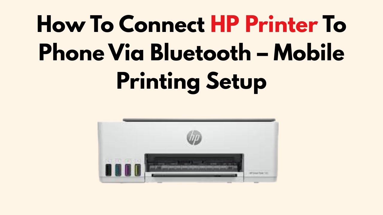 Как подключить принтер HP к телефону через Bluetooth &mdash; настройка мобильной печати