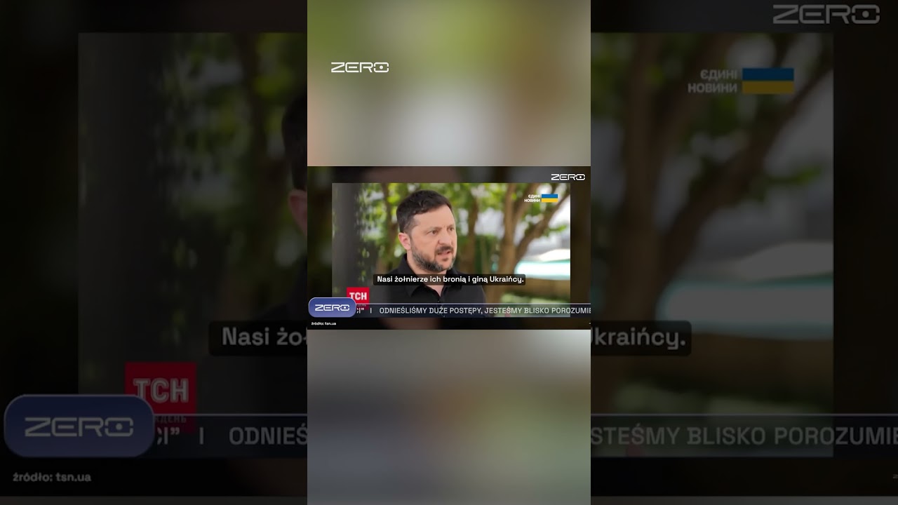 ZEŁENSKI KOMENTUJE ODEBRANIE ORDERU ORŁA BIAŁEGO