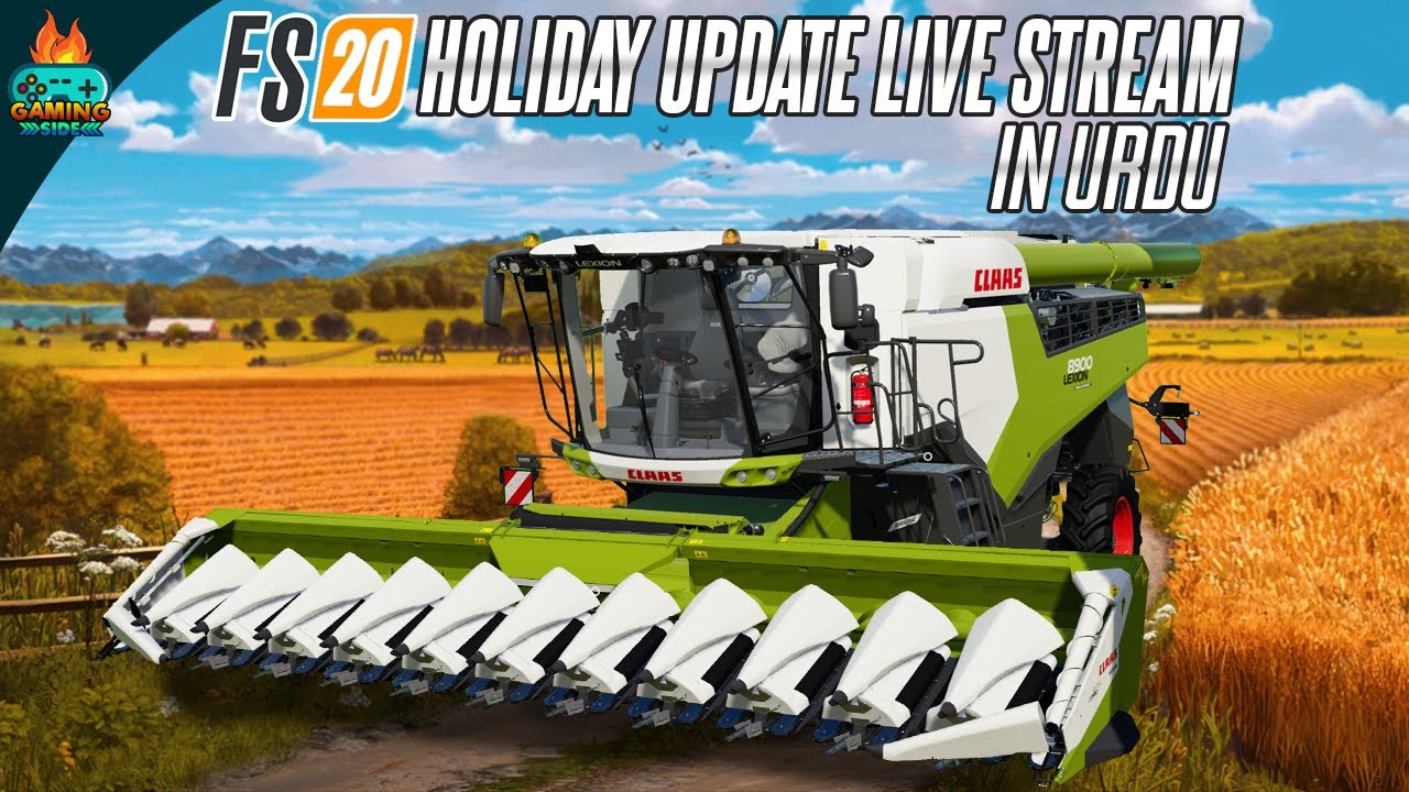 Farming Simulator 20 Big Holiday Update Live Urdu/Hindi