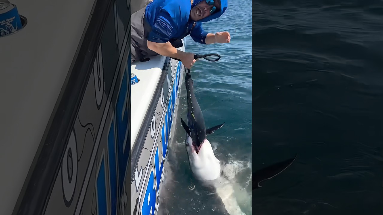 Give Me Back My Tuna! 🦈 #shark #fishing