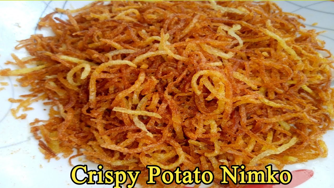Potato Nimko Recipe | Crispy And Tasty Nimko Recipe | Potato Sticks | Potato Snacks Recipe |