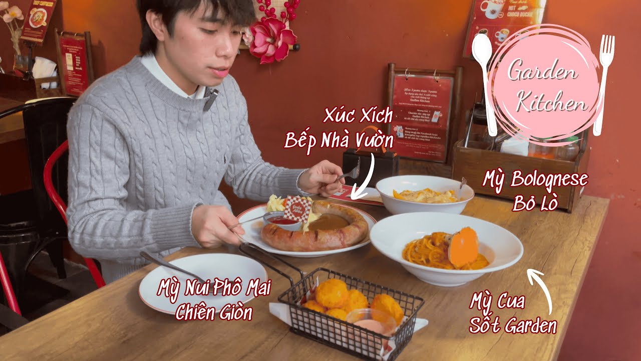Ăn Thử Quán Đồ Âu Trên Phố - Review Garden Kitchen