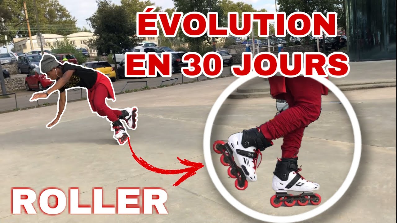 ÉVOLUTION ROLLER  EN 30 JOURS ( c'est choquant 🤯 ) | EVEN SALIME