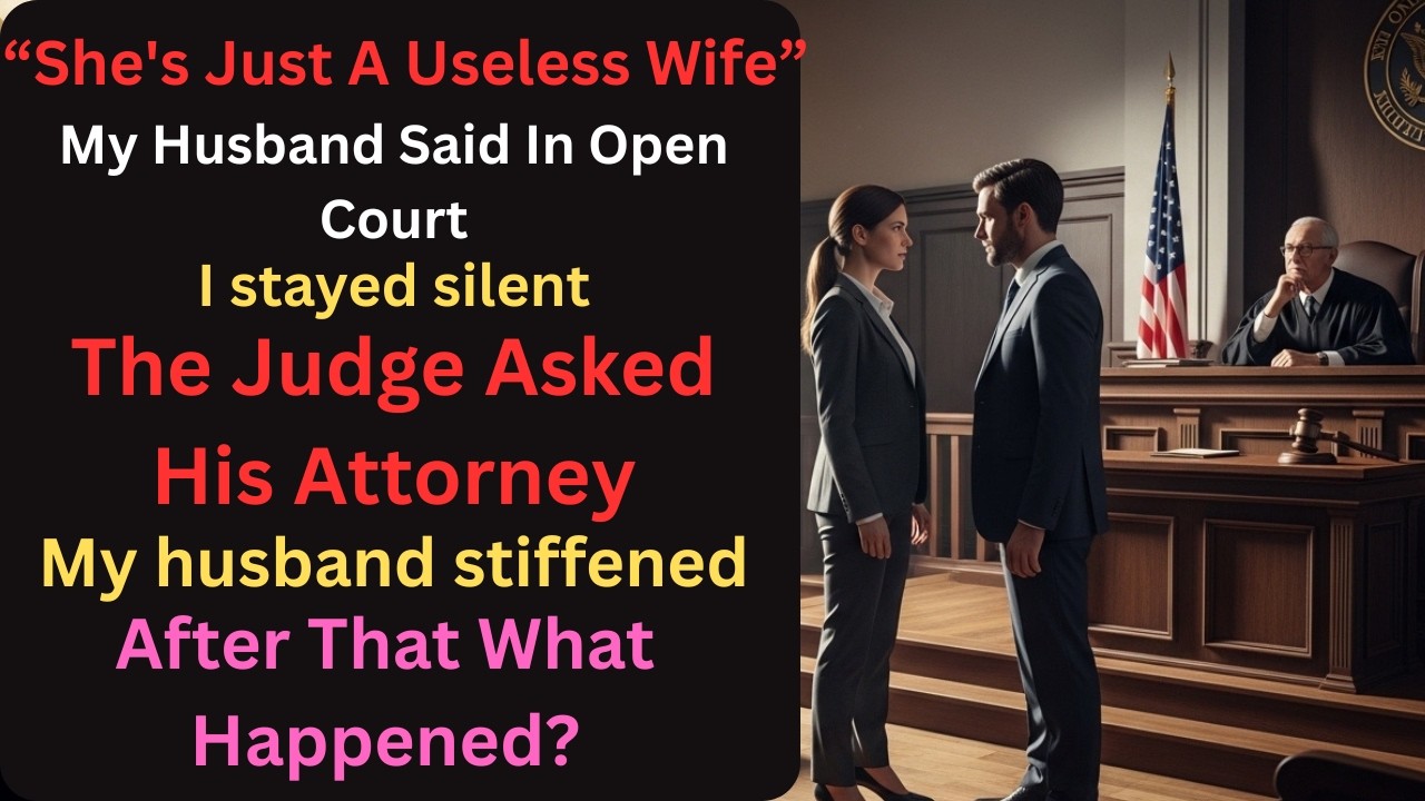 In Court, My Husband Called Me “A Useless Wife” — Until The Judge Asked One Question…
