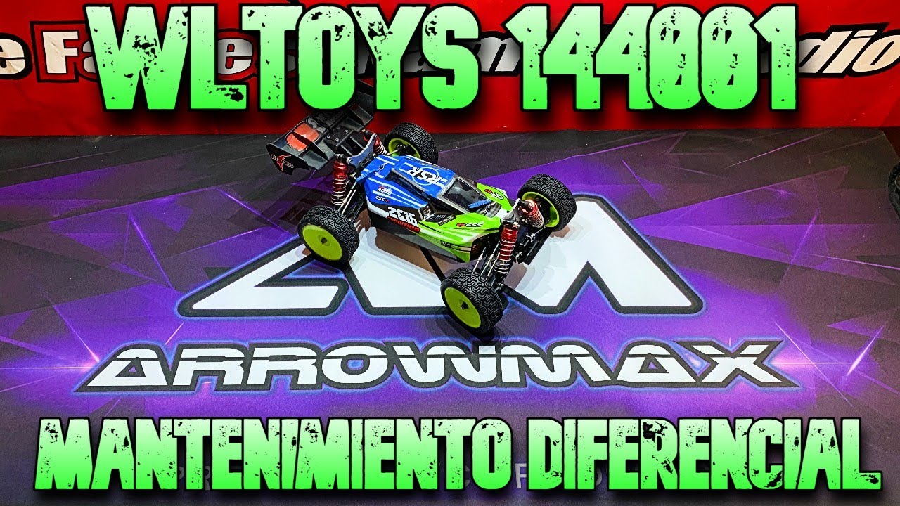 WLTOYS 144001 SUSTITUIR SILICONA DIFERENCIAL! 🚜💨 ESPAÑOL