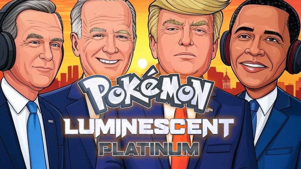 Presidents Play Pokemon Luminescent Platinum FULL MOVIE