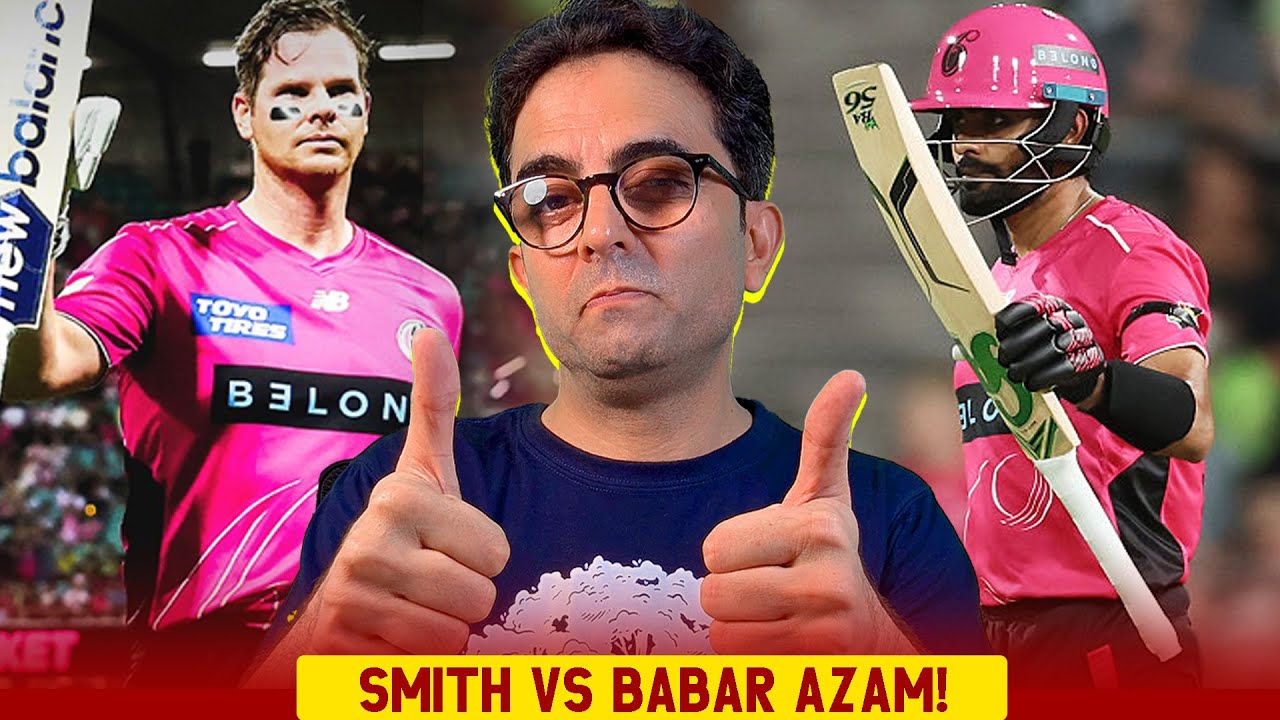 Steve Smith 210 runs in 4 ings (SR 172, Avg 70) vs Babar Azam 202 runs in 11 ings (SR 103, Avg 22)!