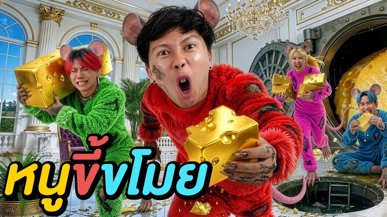 5 ชั่วโมง ตามจับหนูขี้ขโมย ! ( ใครแอบขโมยชีส )