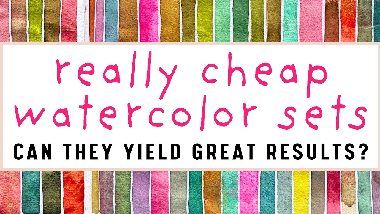 I Achieved AMAZING Watercolor Results with These CHEAP Palettes!