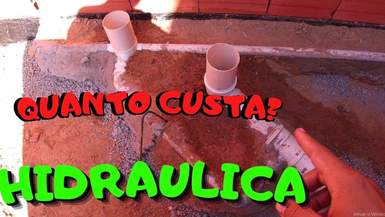 QUANTO CUSTA a HIDRAULICA de casa? ESGOTO E PLUVIAL