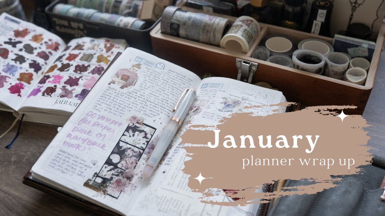 January Planner Wrap Up | A Month In My Chronicle Planner, Flip Through