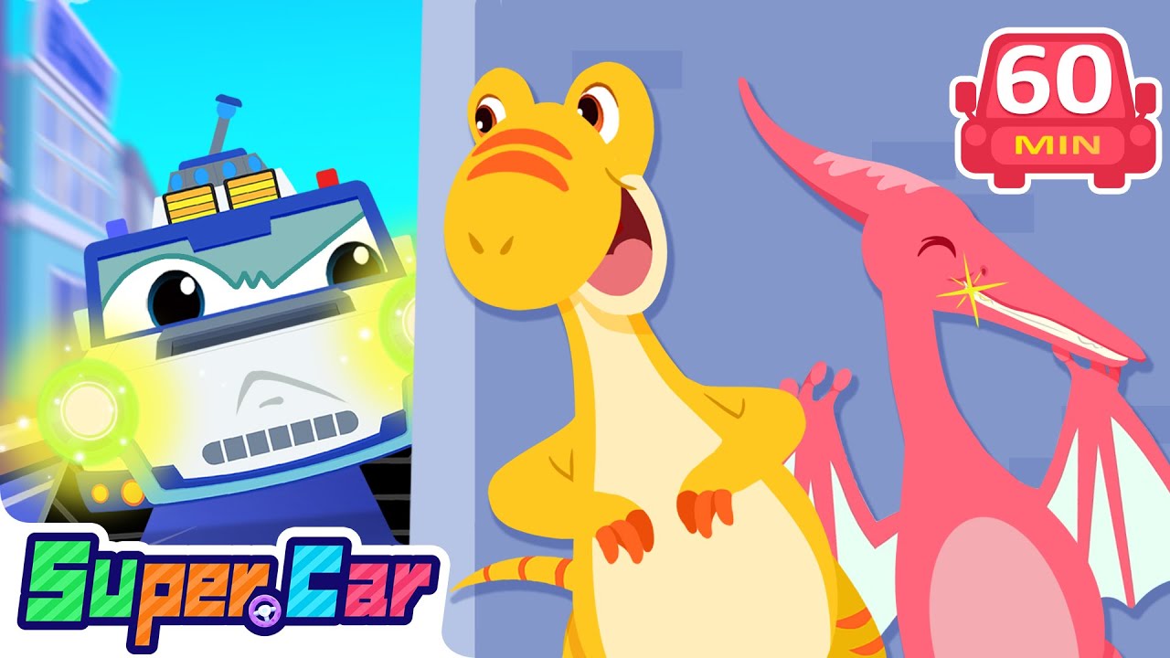 恐龍來搗亂 🦖💥🚗｜恐龍闖入車車城！｜勇氣對抗 💪｜冷靜策略 🧠｜兒童動畫 🎬｜超級汽車
