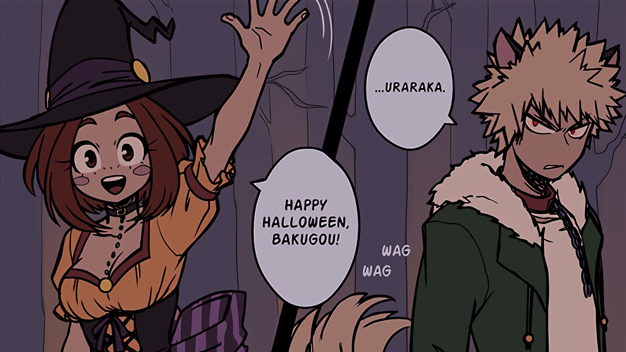 Halloween with Bakugo and Uraraka (MHA Comic Dub)