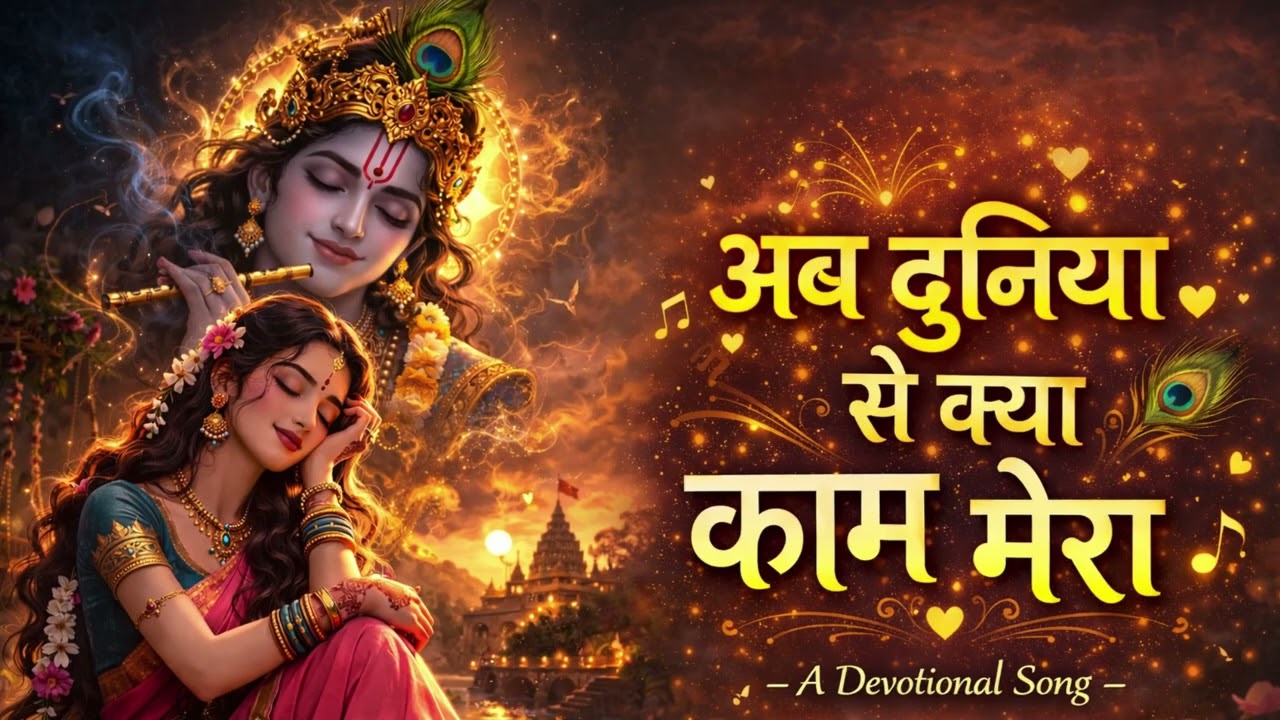 अब दुनिया से क्या काम मेरा | Radha Krishna Bhajan | Heart Touching Krishna Bhakti Song | Radhe Radhe