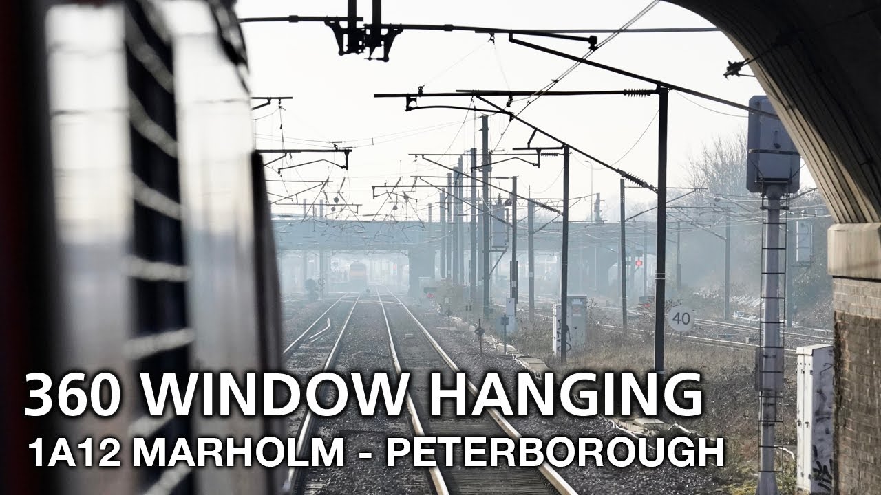 1A12 Marholm to Peterborough by HST in 360º (View in 4K)
