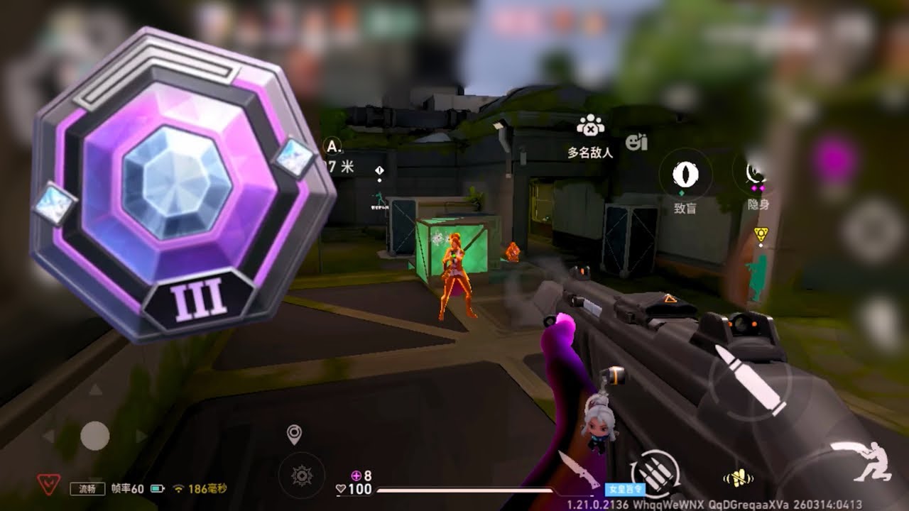 AMASSANDO NAS RANKED DO VALORANT MOBILE CHINÊS | MELHOR MIRA BR DO VALORANT MOBILE