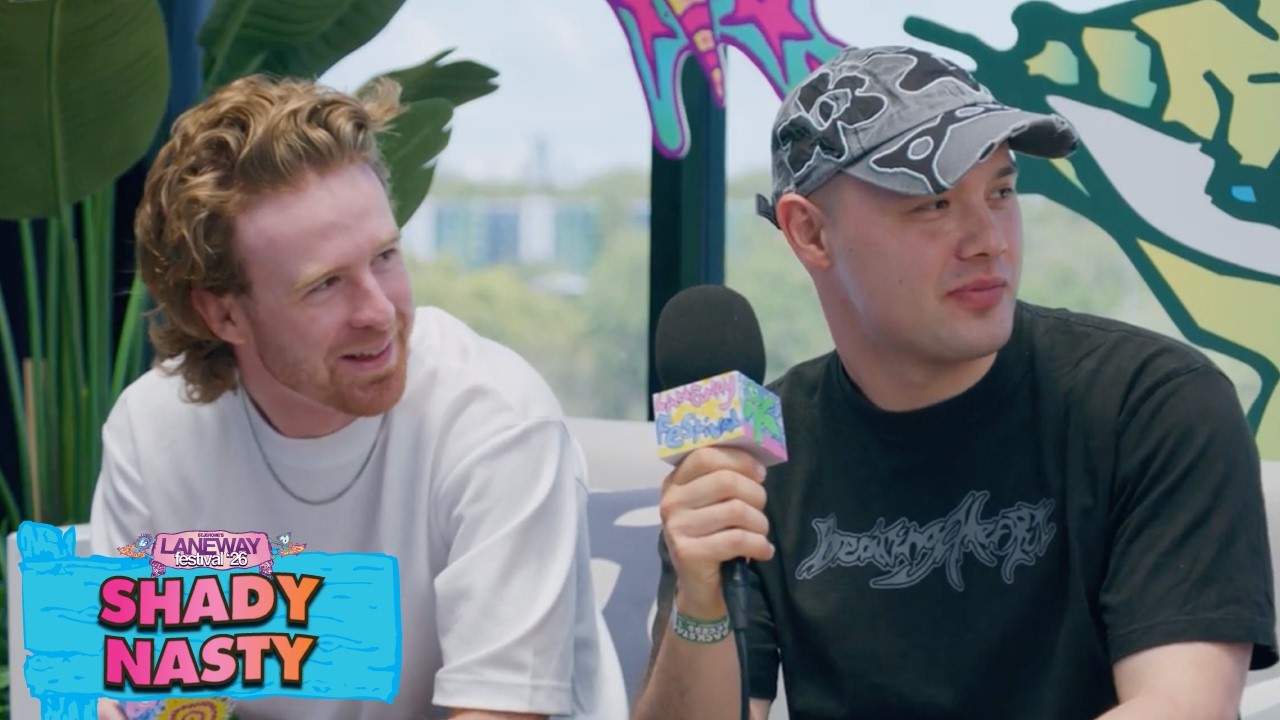 Backstage at Laneway - Shady Nasty