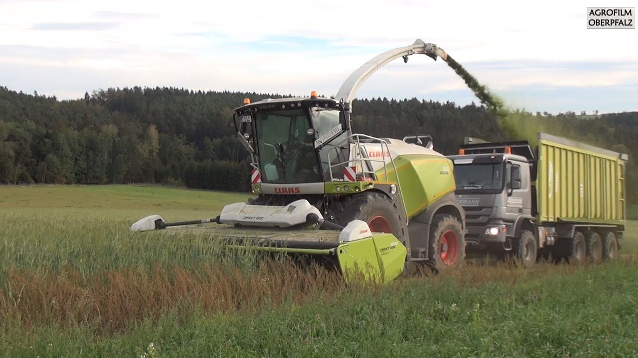 Mit Vollgas ins Getreide - GPS häckseln im Herbst - Claas Jaguar 970 Typ 502 - LU Winderl