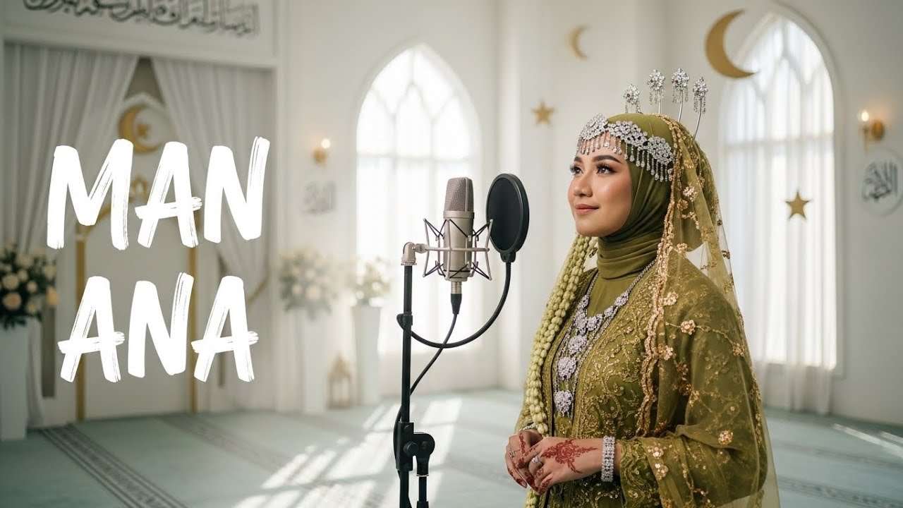 Man Ana Cover – Aishwa Nahla Karnadi | Sholawat Pujian Penuh Cinta kepada Nabi Muhammad ﷺ 🤍