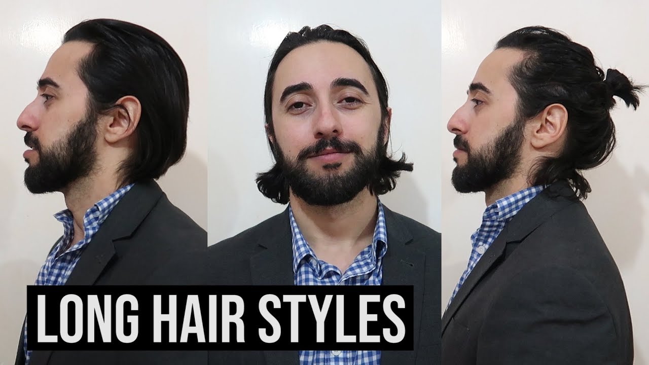 Long Hair Styles for a Job Interview // 3 Men's Long Hair Styles