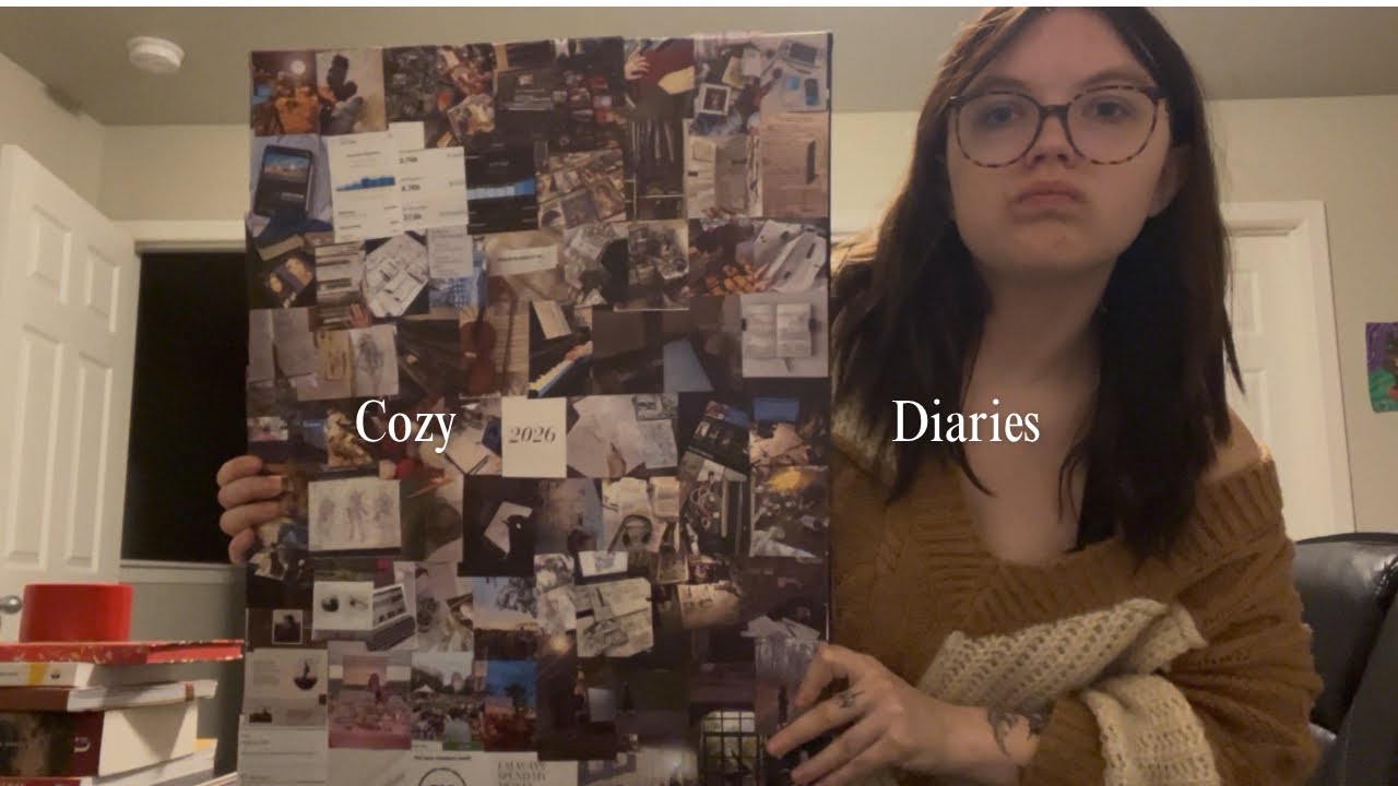 Cozy Diaries|Planning for the new year, reading, vision board