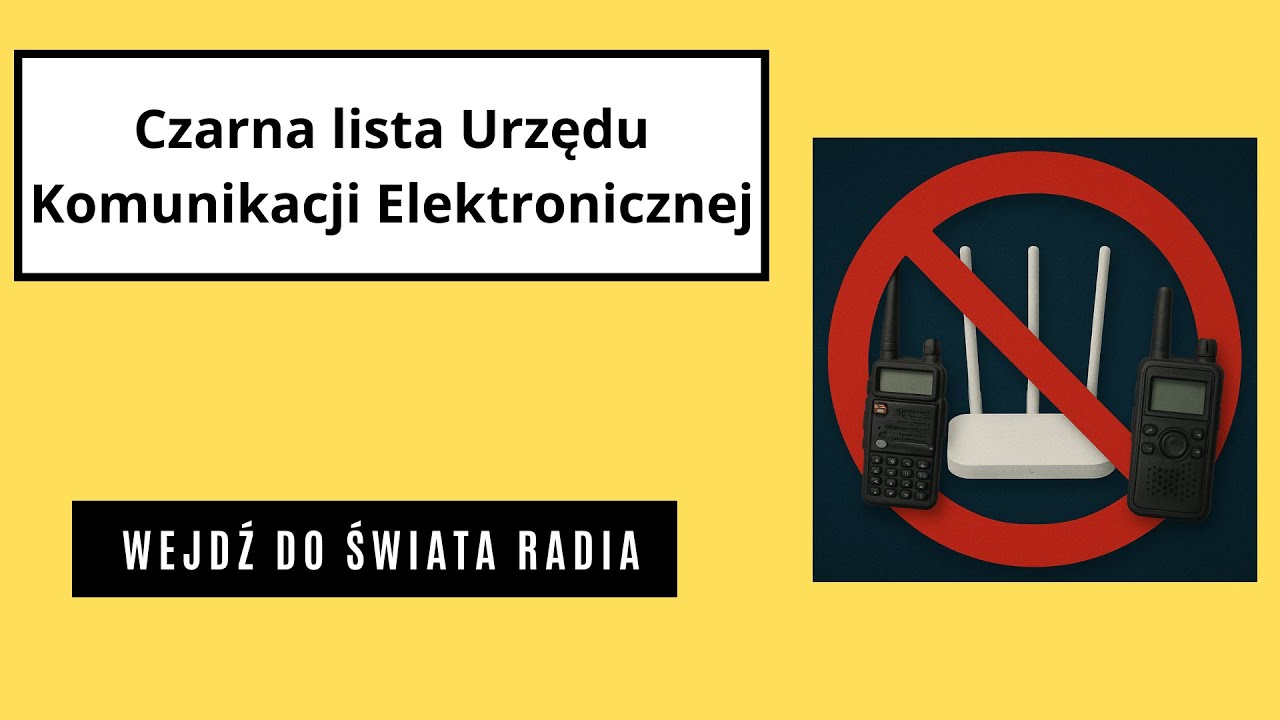 Czarna lista Urzędu Komunikacji Elektronicznej